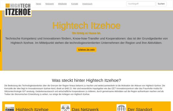 Vorschau von www.hightech-itzehoe.de, Standortwerbung für das innovative Itzehoe