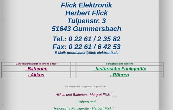 Vorschau von www.flick-elektronik.de, Flick Elektronik