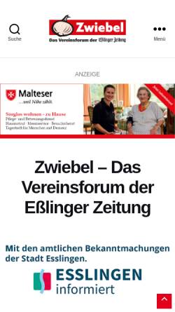 Vorschau der mobilen Webseite www.zwiebel-es.de, Zwiebel