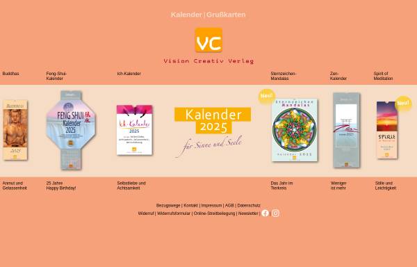 Vorschau von www.visioncreativ.de, Vision Creativ Verlag