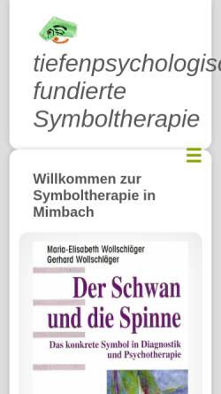 Vorschau der mobilen Webseite www.symboltherapie.de, Symboltherapie