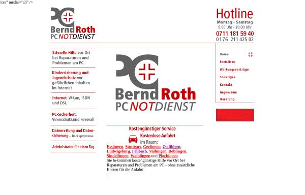 Bernd Roth - PC-Notdienst