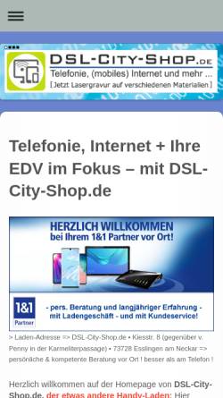 Vorschau der mobilen Webseite www.warneck.de, Warneck Internet-Dienstleistungen