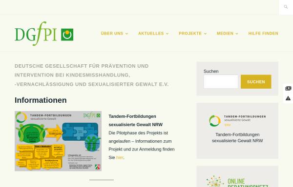 Vorschau von www.dggkv.de, DGgKV - Deutsche Gesellschaft gegen Kindesmisshandlung und -vernachlässigung