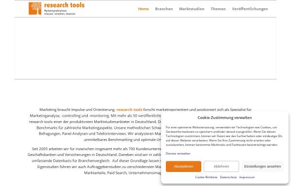Vorschau von research-tools.net, Matzner, Uwe