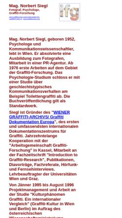 Vorschau der mobilen Webseite members.chello.at, Enzyklopädie der Graffiti-Forschung