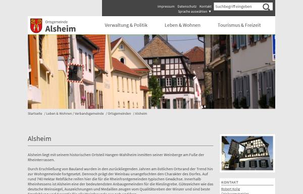 Vorschau von www.vg-eich.de, Gemeinde Alsheim