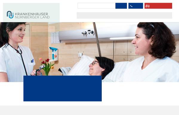 Vorschau von www.kh-nuernberger-land.de, Krankenhaus Nürnberger Land