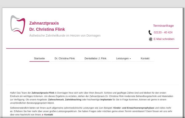 Vorschau von www.zahnarztpraxis-flink.de, Dr. Christina und Dr. Andreas Wilken