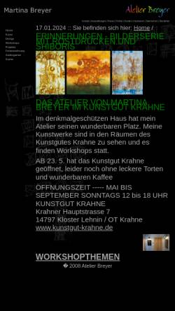 Vorschau der mobilen Webseite www.atelierbreyer.de, Atelier Breyer