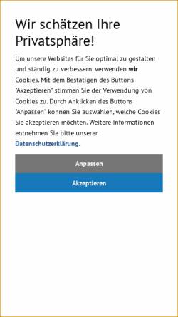 Vorschau der mobilen Webseite www.infokom-gt.de, Infokom Gütersloh AöR