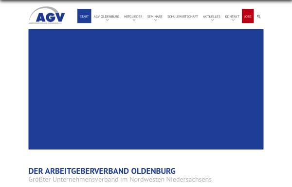 Vorschau von www.agv-oldenburg.de, Arbeitgeberverband Oldenburg e.V. [AGV]