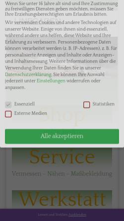 Vorschau der mobilen Webseite www.linegaden.de, Linegaden - Richard Leben