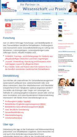 Vorschau der mobilen Webseite www.iqpr.de, IQPR - Institut für Qualitätssicherung in Prävention und Rehabilitation (GmbH)