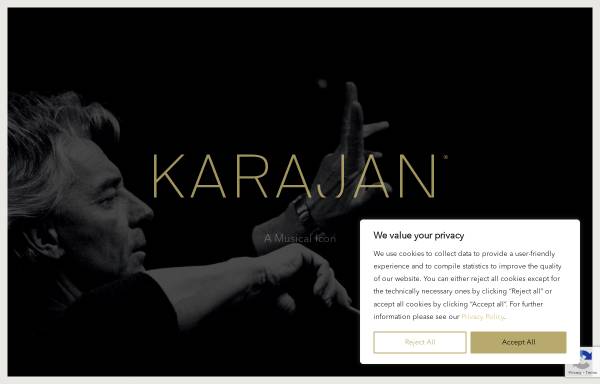 Vorschau von www.karajan.org, Herbert von Karajan Centrum