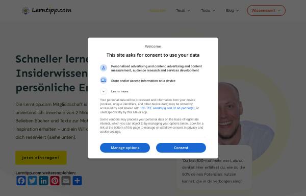 Vorschau von www.lerntipp.com, Lerntipp.com