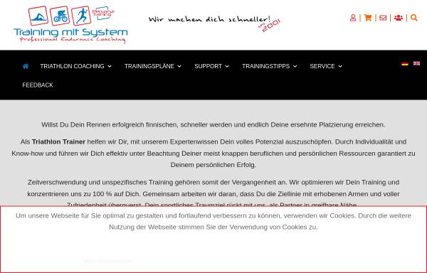 Vorschau von www.trainingmitsystem.de, Muehmel, Takao - Training mit System