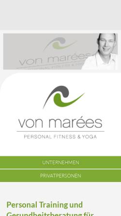 Vorschau der mobilen Webseite www.von-marees.de, Von Marées, Markus