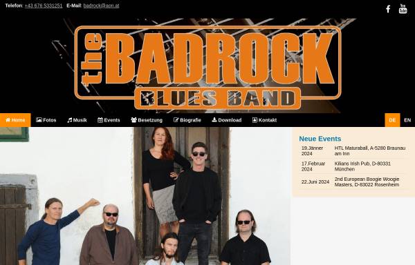 Vorschau von www.badrock-blues-band.com, The Badrock Blues Band