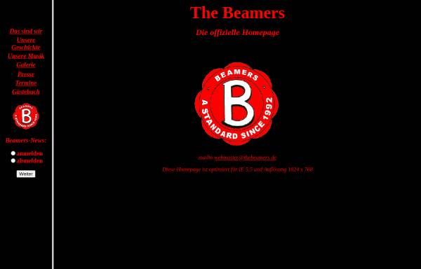 Vorschau von www.thebeamers.de, Beamers, The