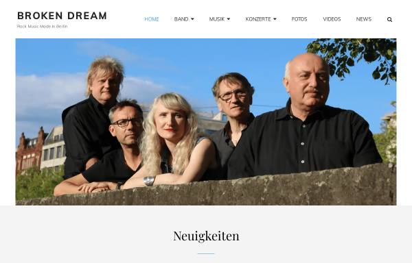 Vorschau von www.broken-dream.de, Broken Dream