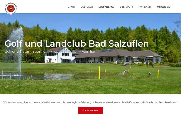 Vorschau von www.golfclub-bad-salzuflen.de, Golf- und Landclub Bad Salzuflen e.V.