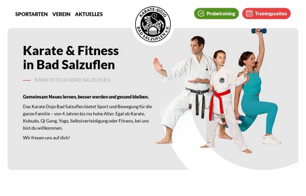 Vorschau von www.karate-salzuflen.de, Shotokan Dojo Bad Salzuflen