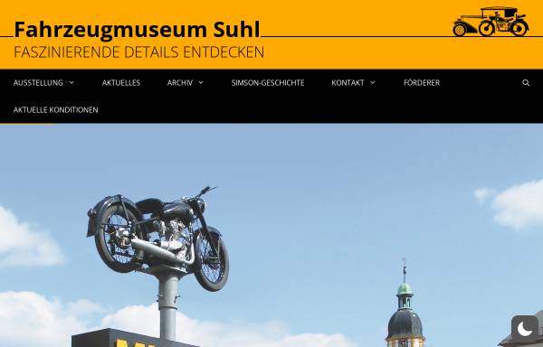 Vorschau von fahrzeug-museum-suhl.de, Fahrzeugmuseum Suhl