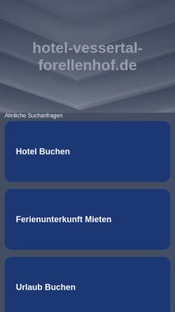 Hotel Vessertal-Forellenhof