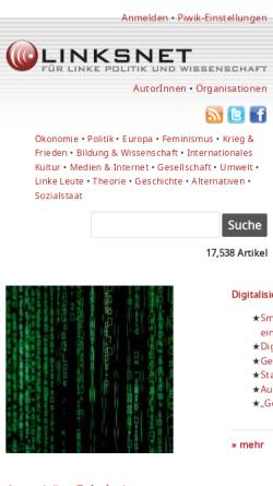 Vorschau der mobilen Webseite www.linksnet.de, Linksnet