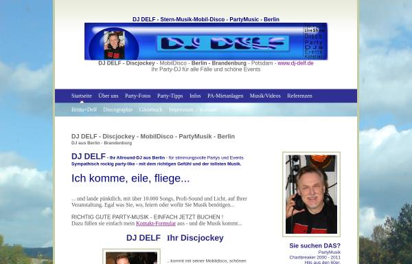 Vorschau von www.dj-delf.de, DJ Delf