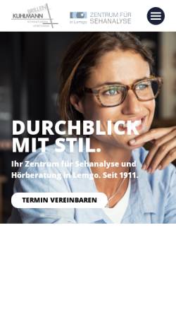Vorschau der mobilen Webseite brillen-kuhlmann.de, Brillen Kuhlmann