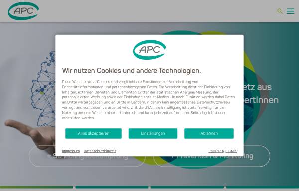 Vorschau von www.apc-ag.de, APC AG