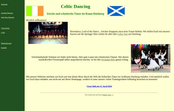 Vorschau von www.celtic-dancing.de, Celtic Dancing