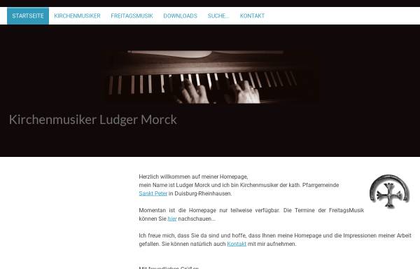 Vorschau von www.ludger-morck.de, Ludger Morck, Kirchenmusiker