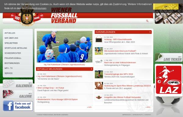 Vorschau von www.wfv.at, Wiener Fußballverband