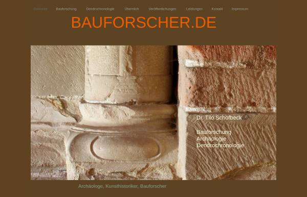 Vorschau von www.bauforscher.de, Bauforscher.de - Steffen-Tilo Schöfbeck, M.A.