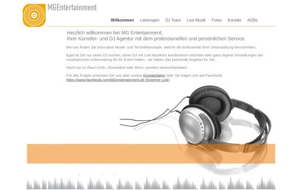 Vorschau von www.mgentertainment.de, MG Entertainment