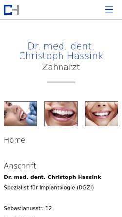 Dr. med. dent. Christoph Hassing