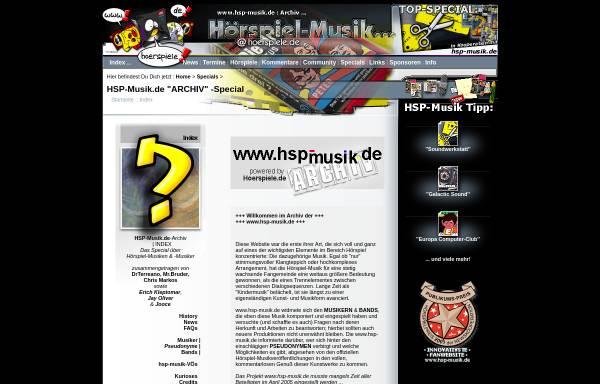 Vorschau von www.hsp-musik.de, hsp-musik.de