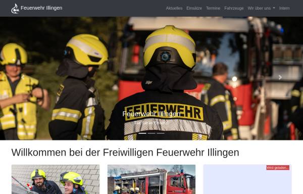 Vorschau von www.feuerwehr-illingen.de, Freiwillige Feuerwehr Illingen