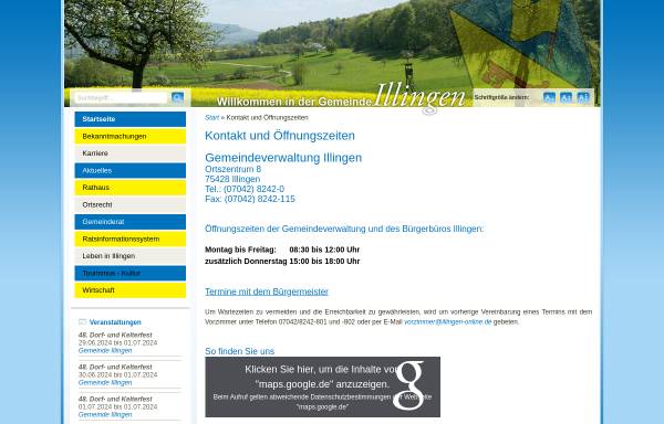 Vorschau von www.illingen-online.de, Gemeinde Illingen