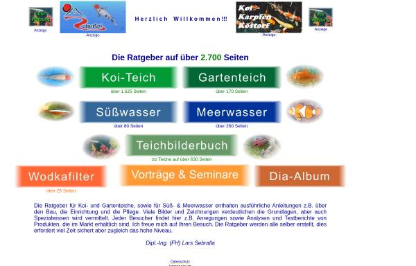 Vorschau von www.teichratgeber.de, Der Ratgeber für den Gartenteich