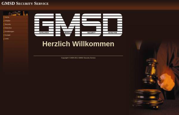 Vorschau von www.gmsd.ch, GMSD-Security-Services