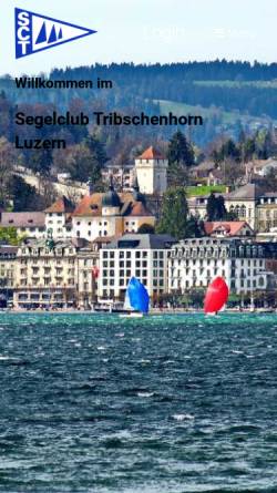 Vorschau der mobilen Webseite www.sct.ch, Segelclub Tribschenhorn