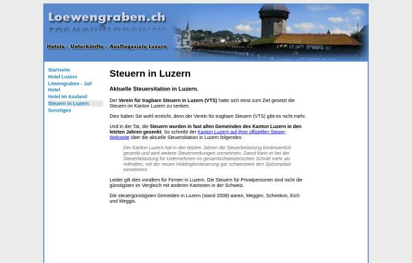 Vorschau von www.loewengraben.ch, Verein für tragbare Steuern
