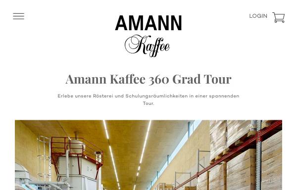 Vorschau von www.amann-kaffee.at, Amann Kaffee GmbH