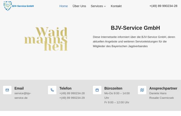 BJV Service GmbH - Service für Bayerns Jäger