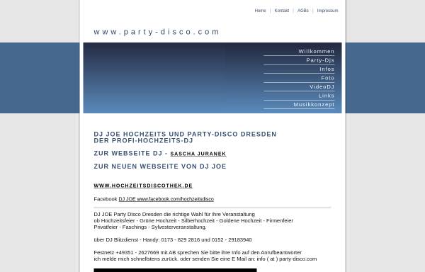 Vorschau von www.party-disco.com, Partydisco