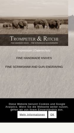 Vorschau der mobilen Webseite www.trompeter-ritchi.de, Trompeter & Ritchi